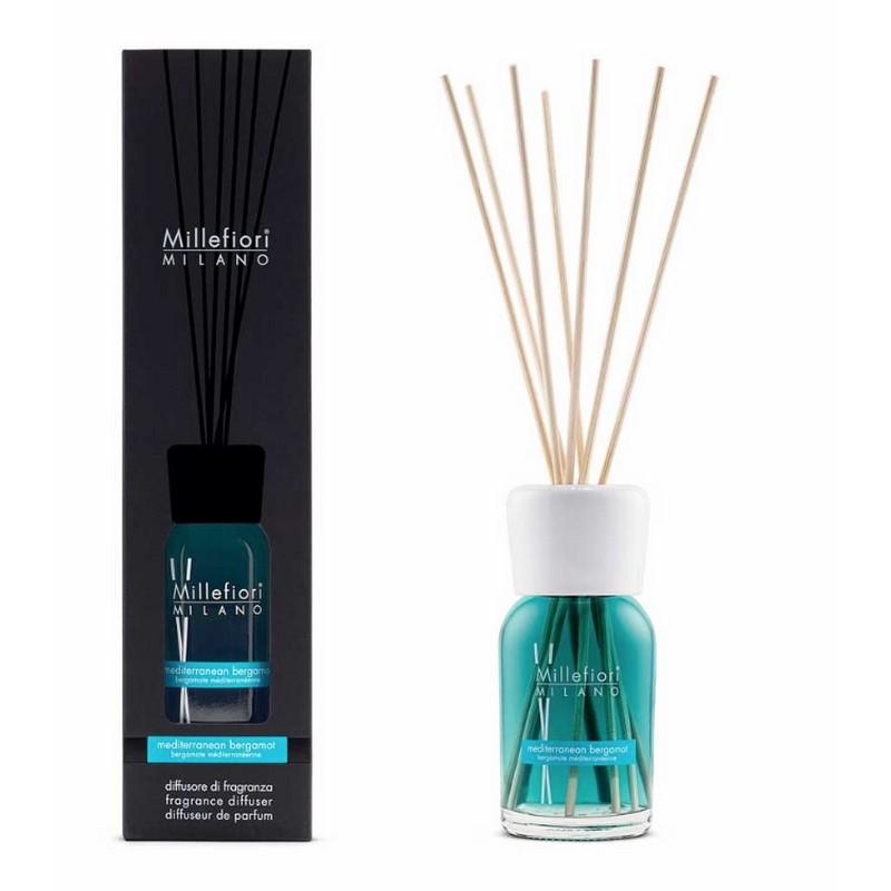 DIFFUSORE DI FRAGRANZA A STICK 100 ML MEDITERRANEAN BERGAMOT MILLEFIORI MILANO
