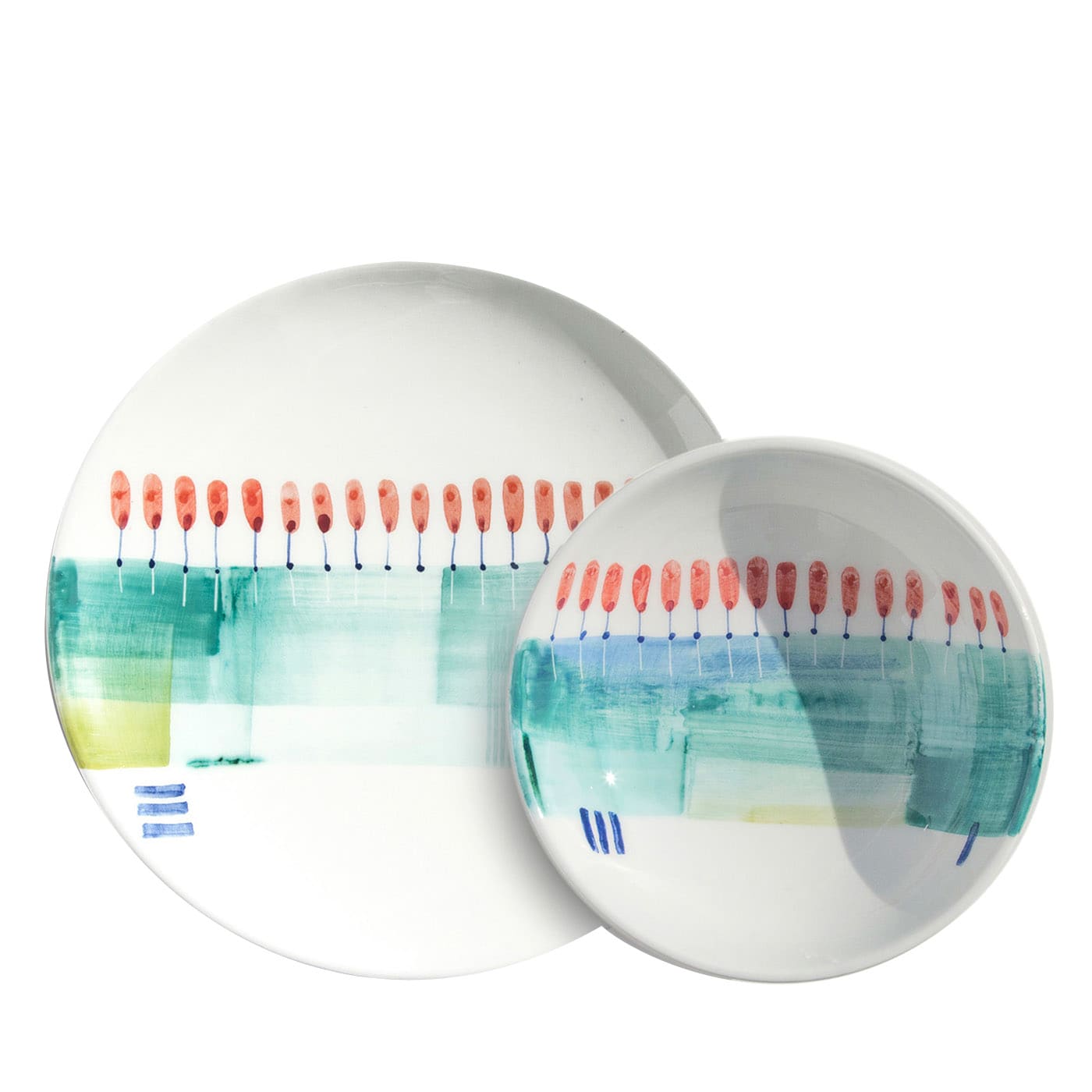 Bolgheri Set di 2 piatti da portata e da zuppa