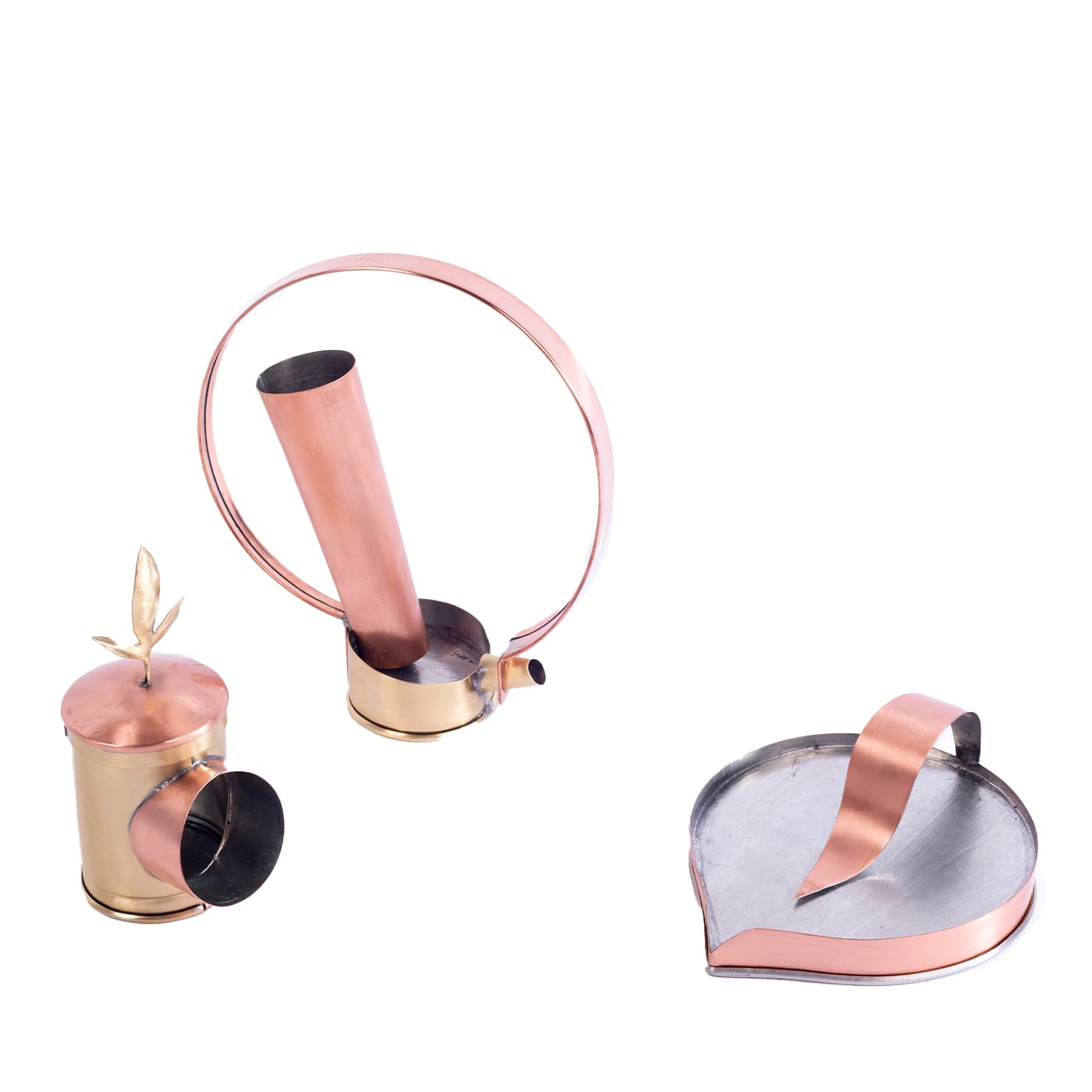 Famiglia Oliva - Set di 3 pezzi per il dosaggio e la degustazione dell'olio d'oliva