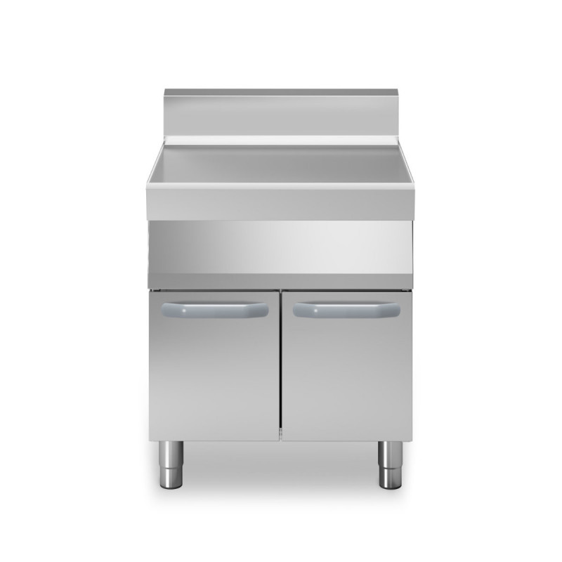 Elemento neutro, su base armadiata con ante 70x70x85 cm