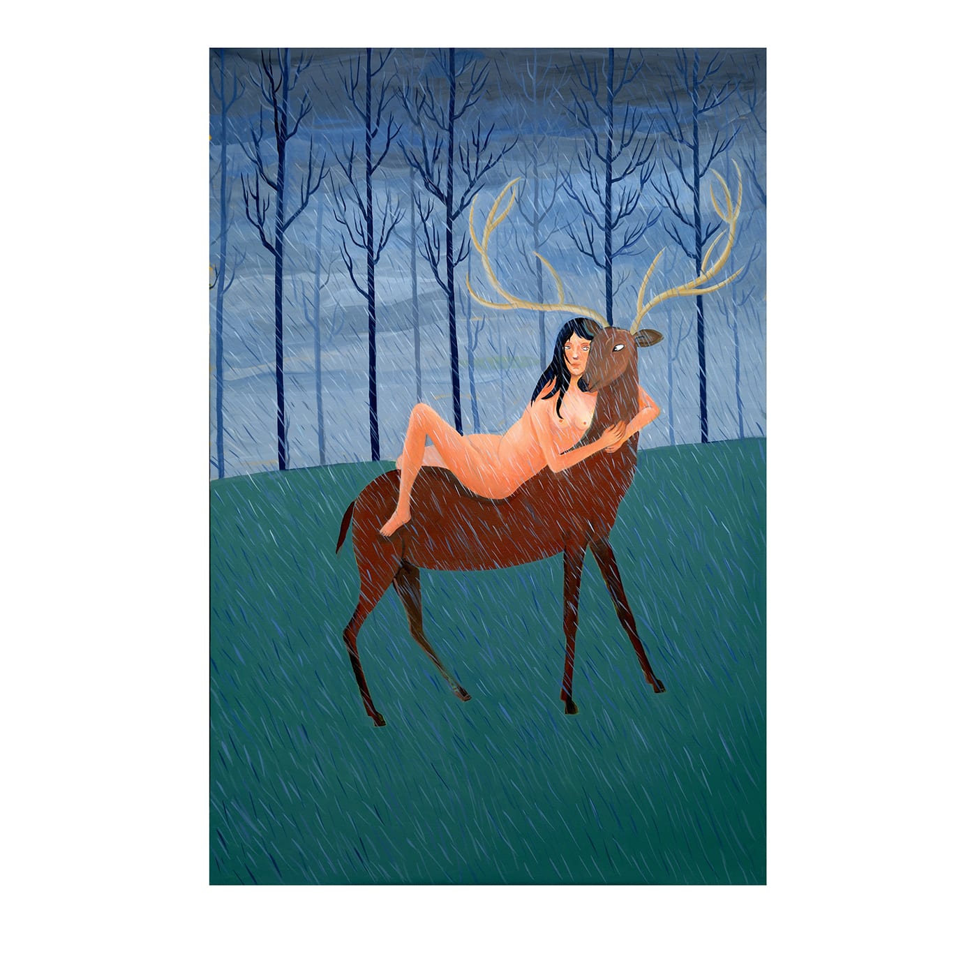 La Temperanza - Olio su tela