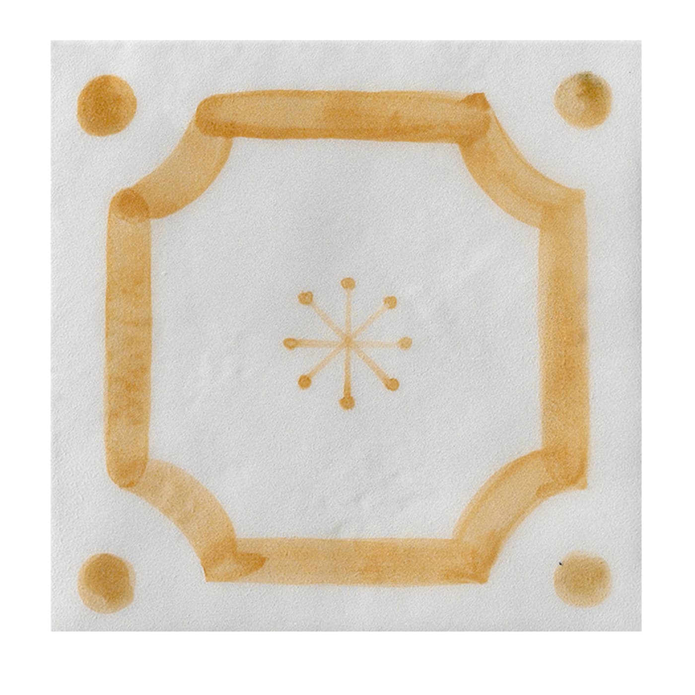 Ot Budoni Senape Set di 24 piastrelle quadrate