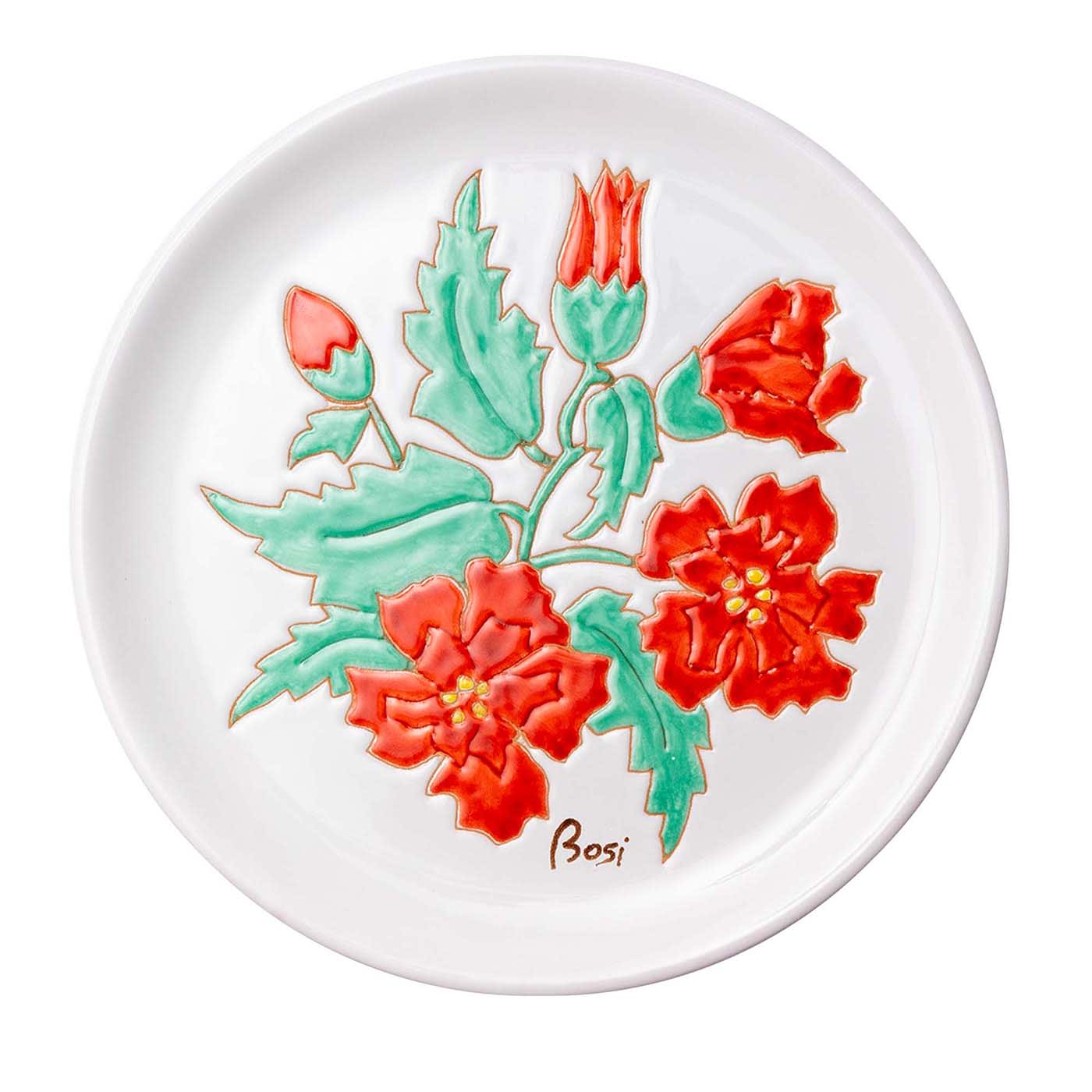 Piatto decorativo Primavera Rossa