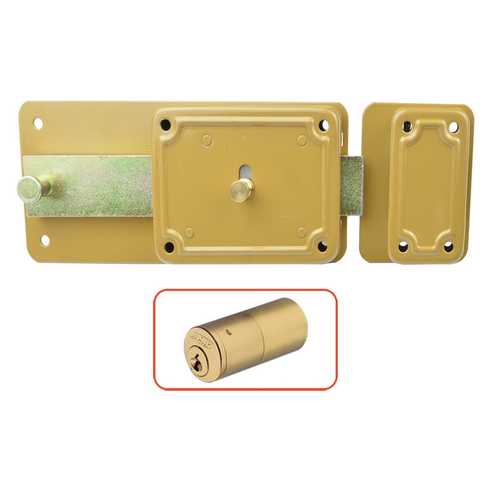 2pz serratura ferroglietto 'p-cf' p50 -5 mandate e50 dx scroc.45â°incorp. cod:ferx.3019922nlm