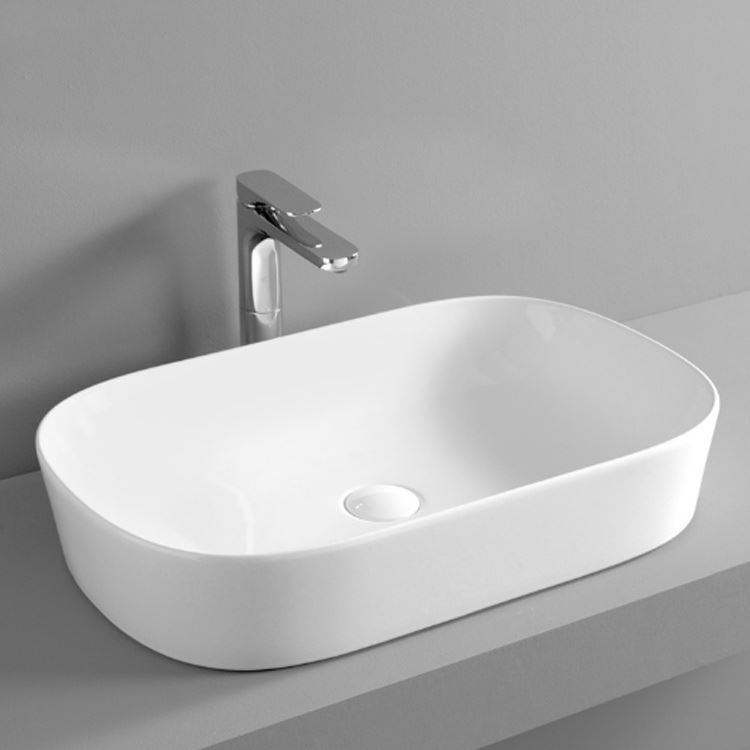 Lavabo in ceramica Ghost 65 Artceram