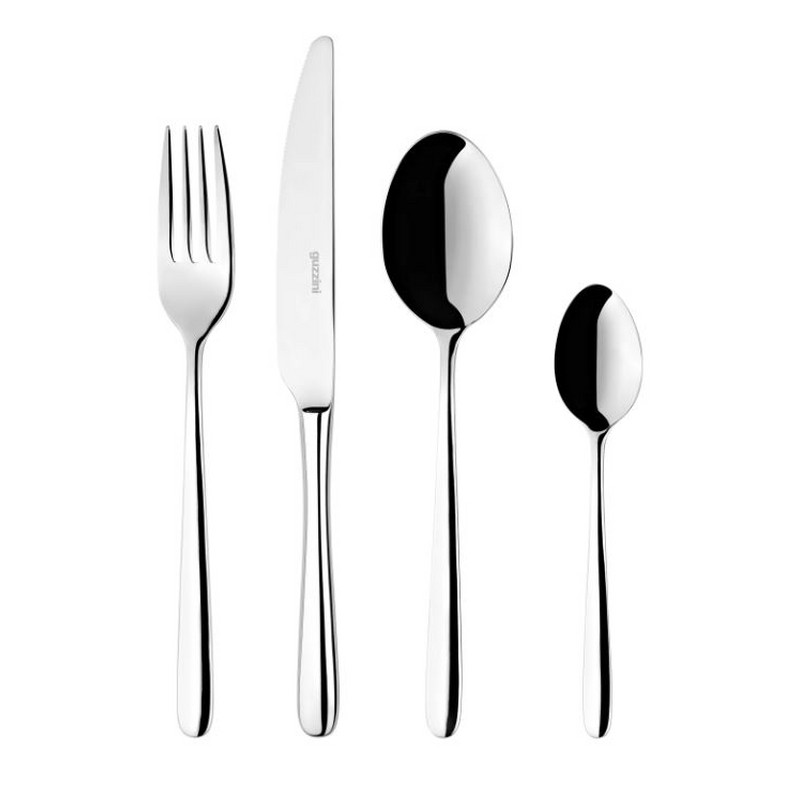 FRIDA SET 24 POSATE DA TAVOLA IN ACCIAIO GUZZINI