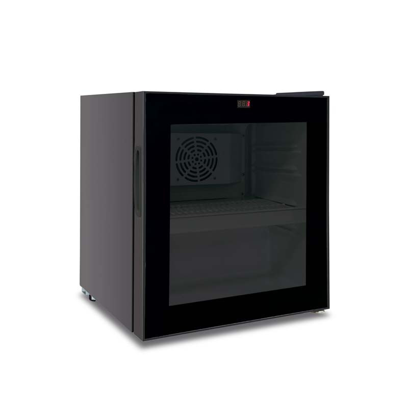 Frigo vetrina bibite, lt. 50. Dim.cm. 43,5x48,6x50H