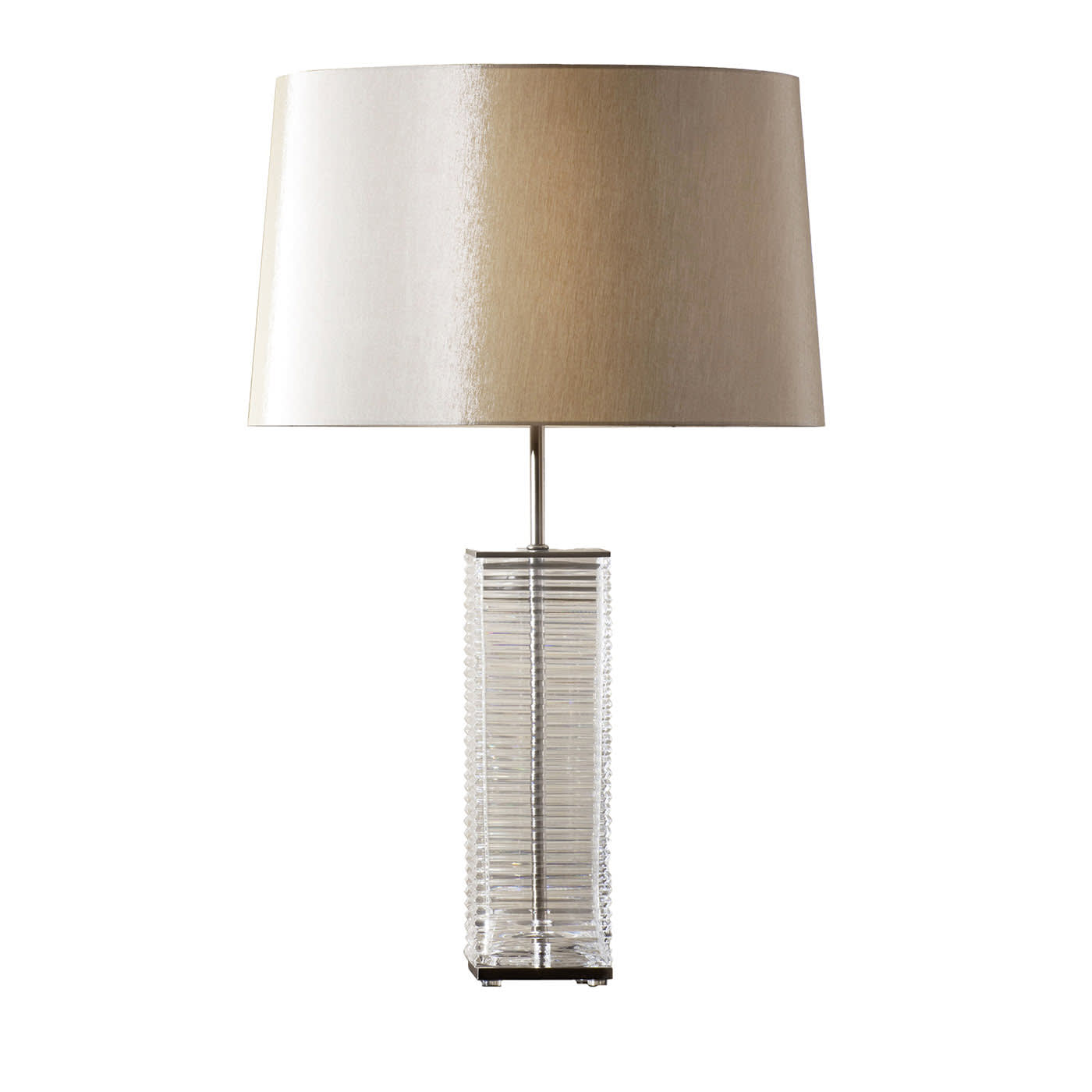 Lampada da tavolo Lifetime Medium Fluted Transparent Murano