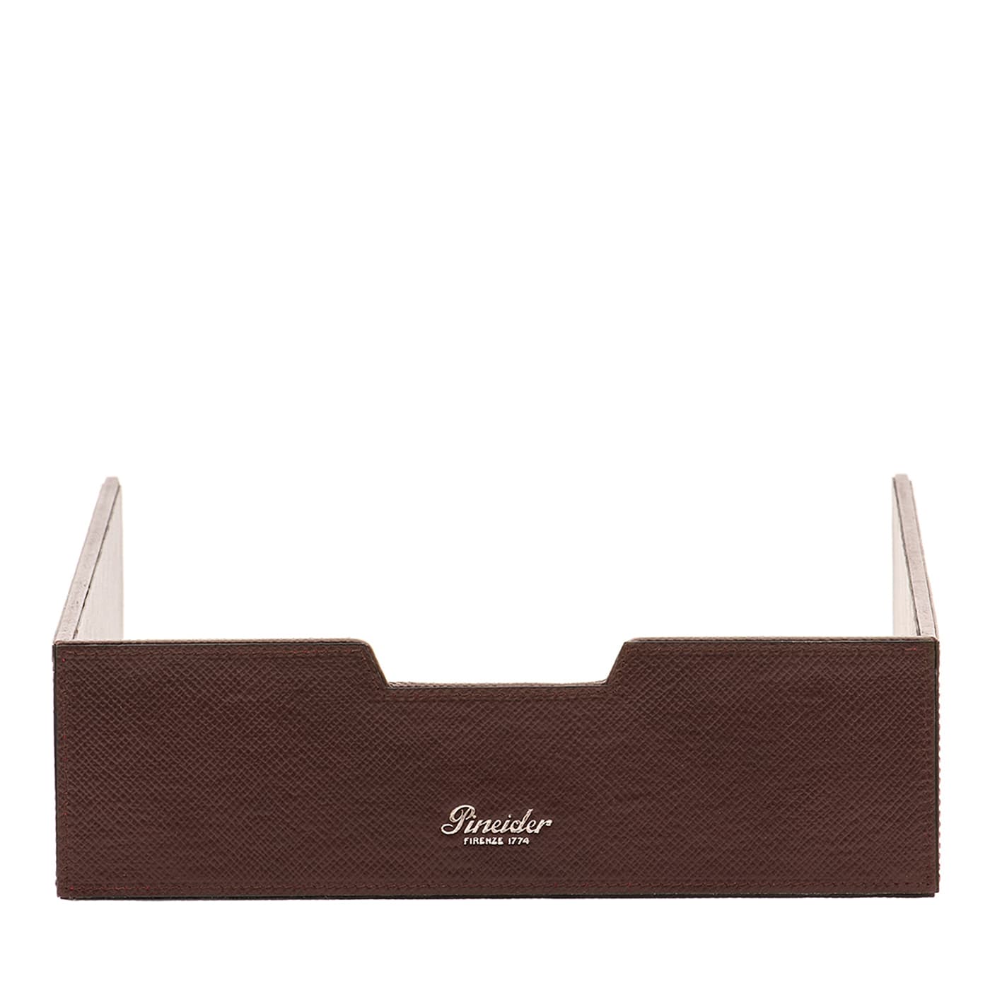 Portadocumenti da scrivania in pelle marrone Franzi