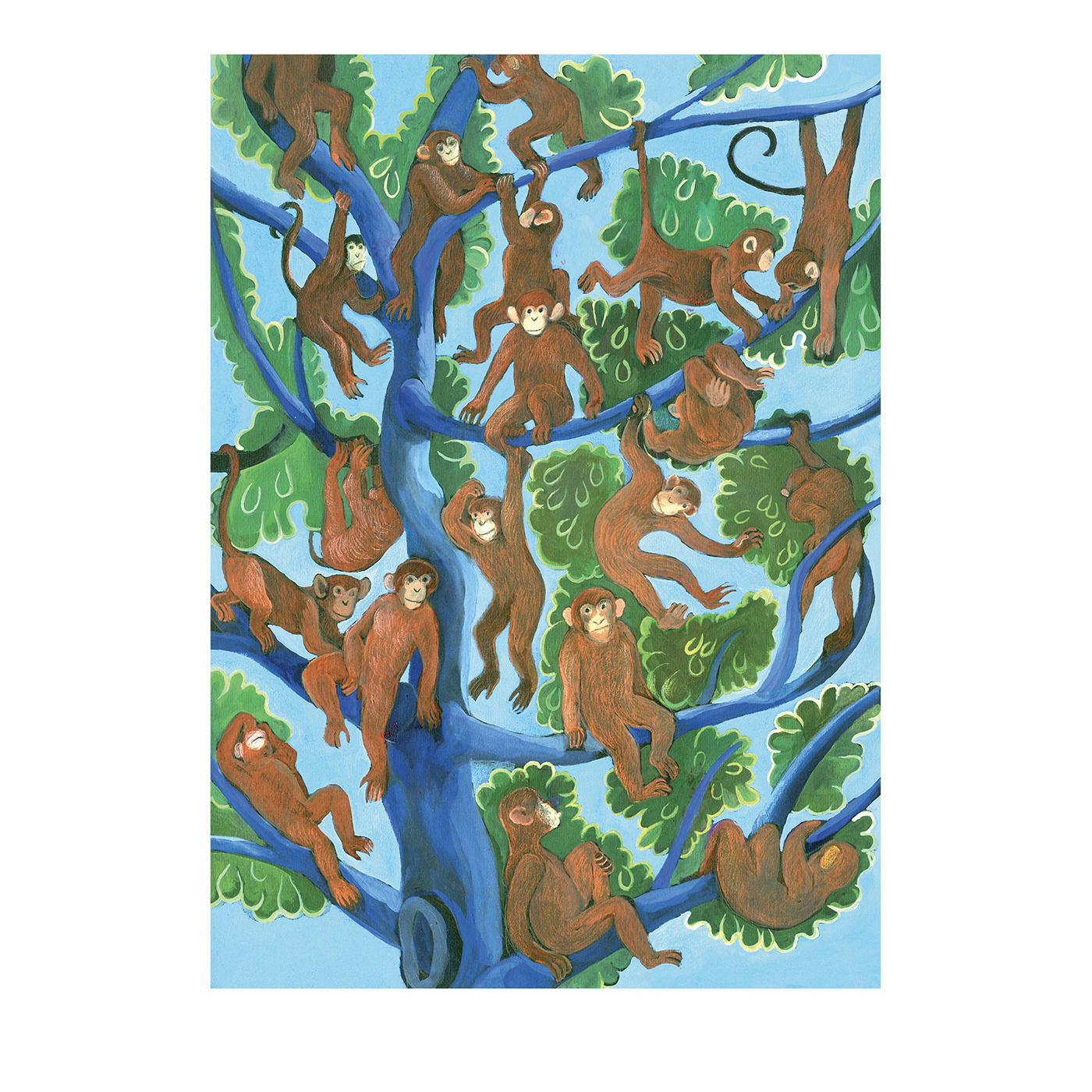 Studio per 'Esortazione' - Pittura a tempera su carta