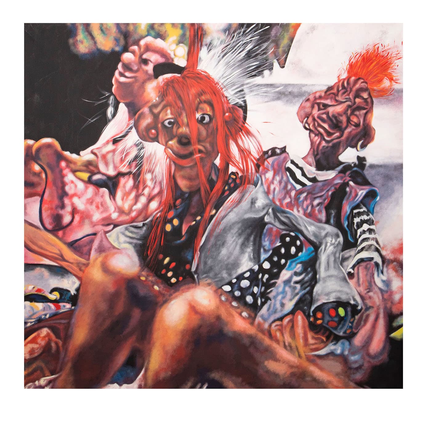 Trickynauta Pic Nic Pittura acrilica su tela