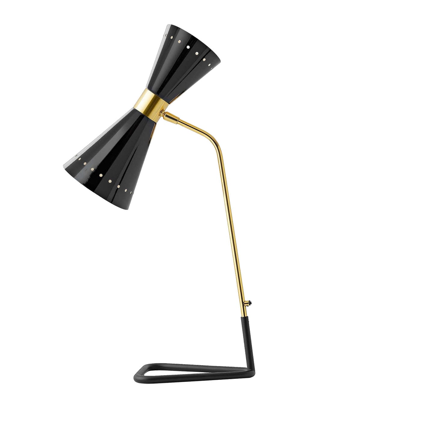 Lampada da tavolo Megafono nera