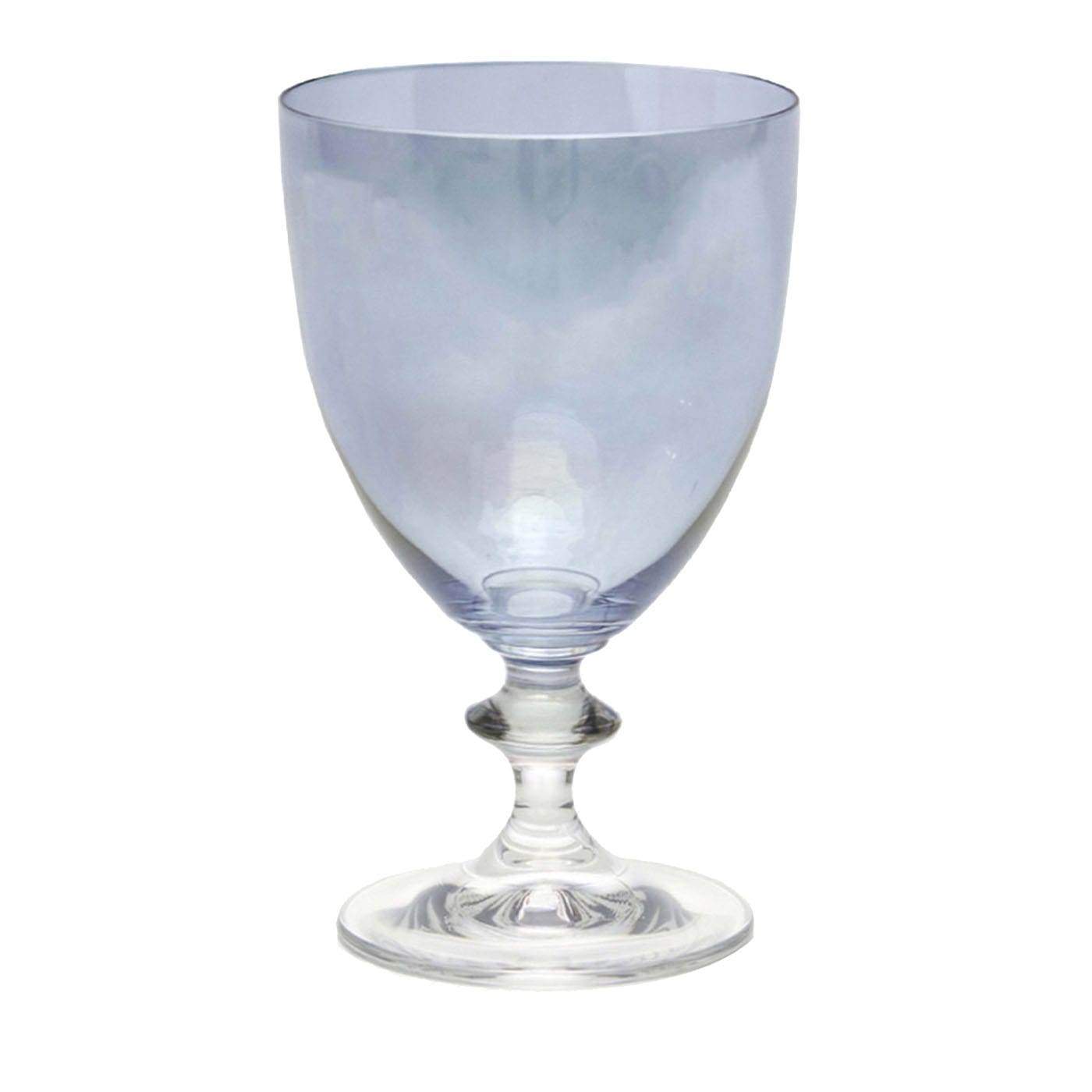 Set di 2 bicchieri da vino blu Rosy