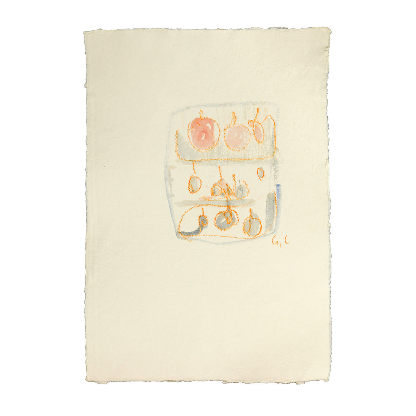 Fila di bottiglie Pittura