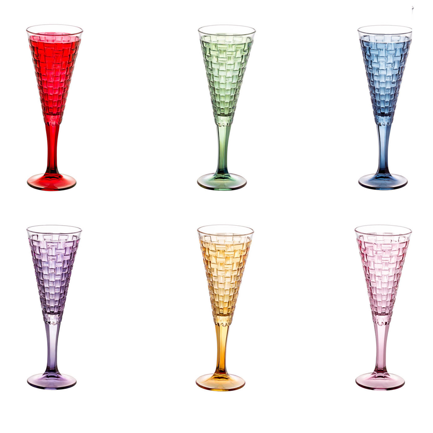 Set di 6 bicchieri da champagne Manhattan