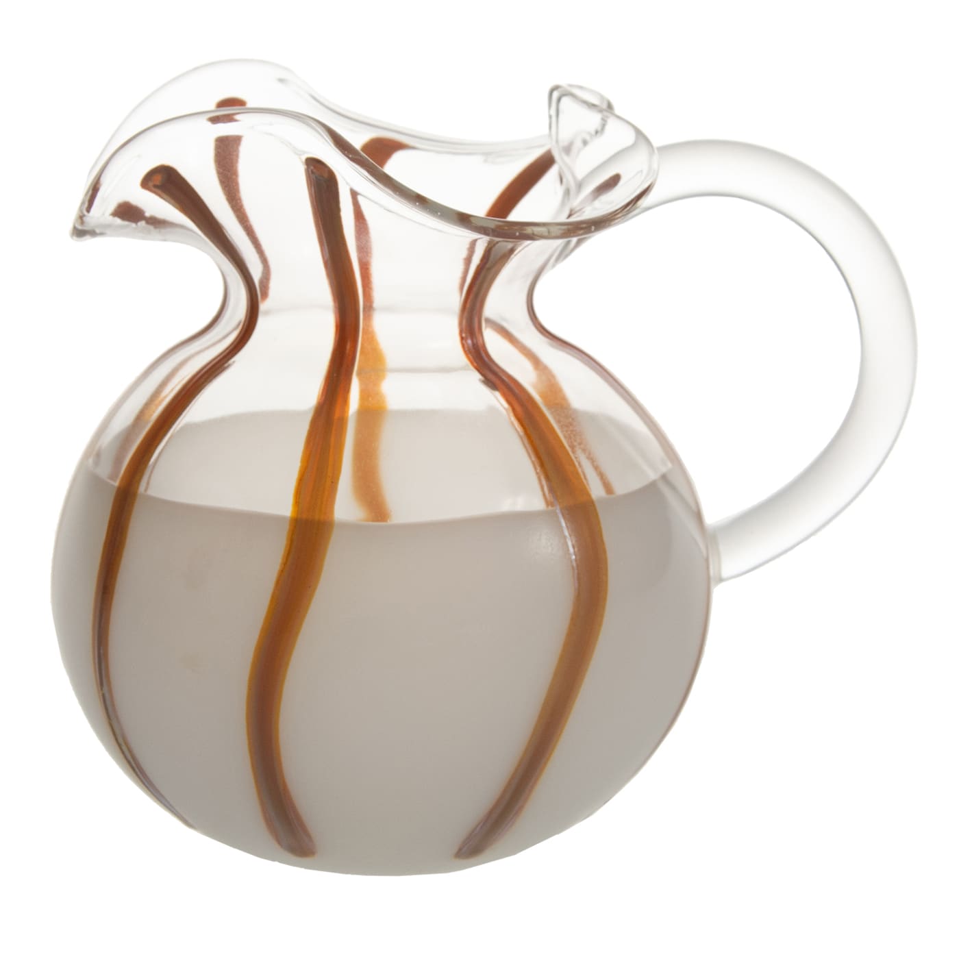 Torcello Mezzo & Mezzo Caraffa bianca e trasparente