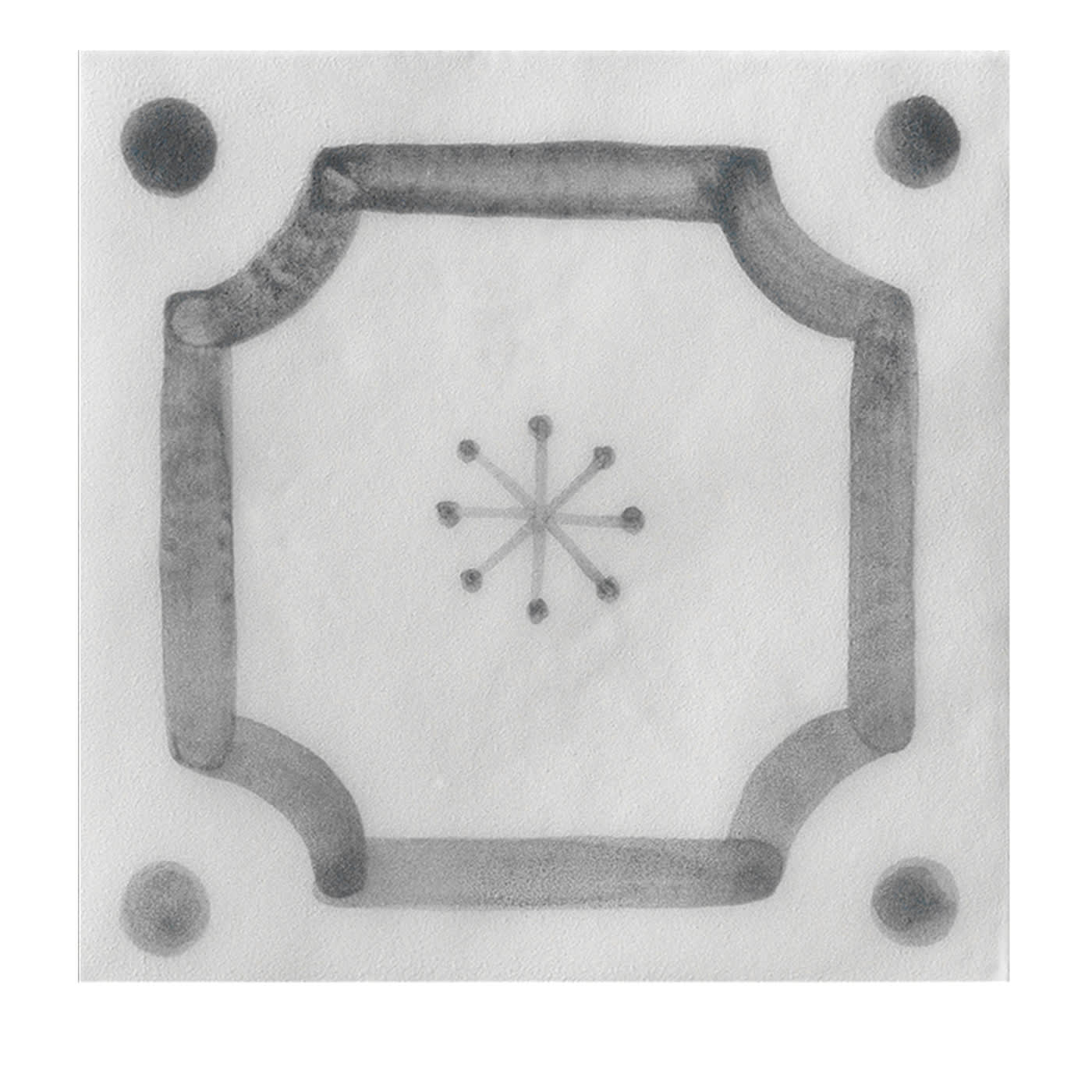 Ot Budoni Azzurro Set di 24 piastrelle quadrate