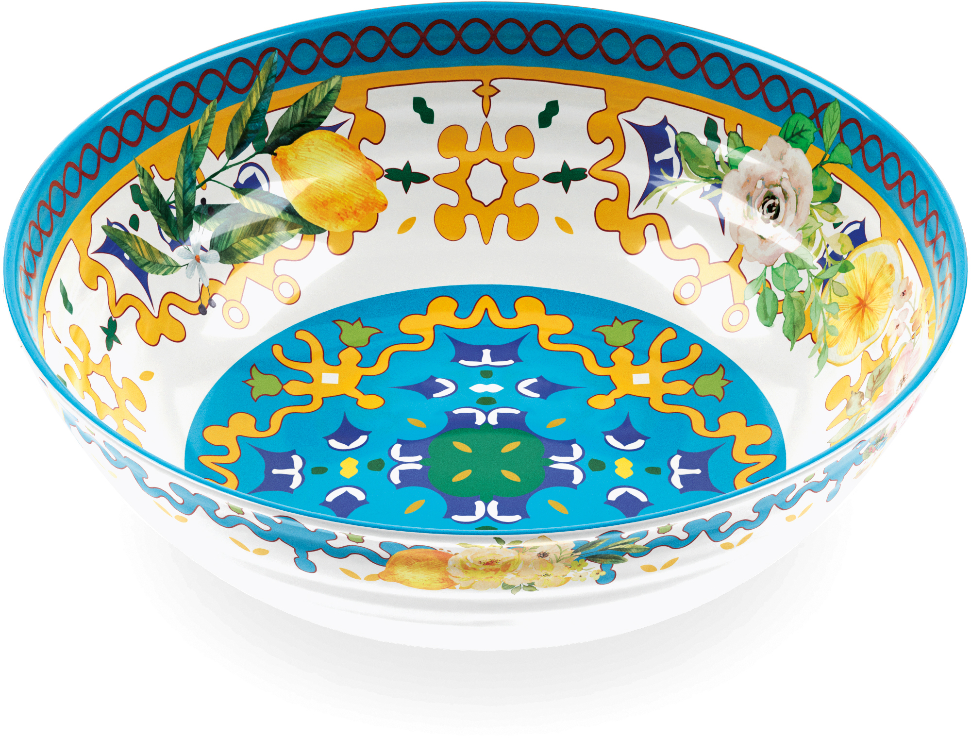 Insalatiera Flower E Lemon Cm 30