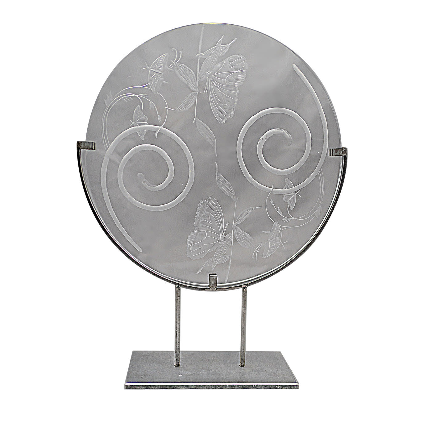 Disco/Scultura di farfalle