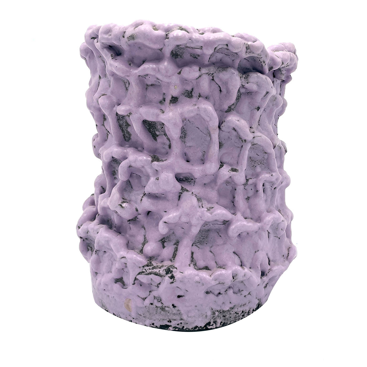 Vaso piccolo Onda Lilac Bubble e Nero