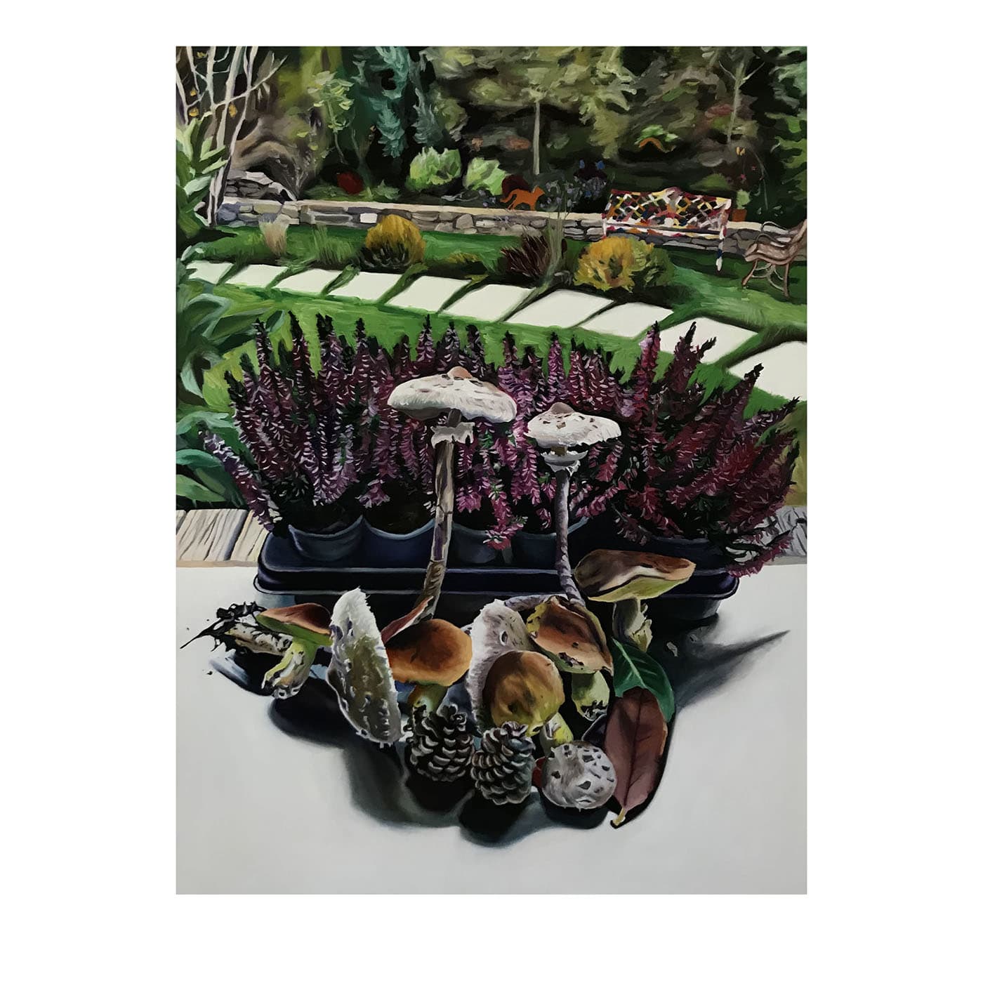 Natura Polychrome Olio su lino Pittura #2