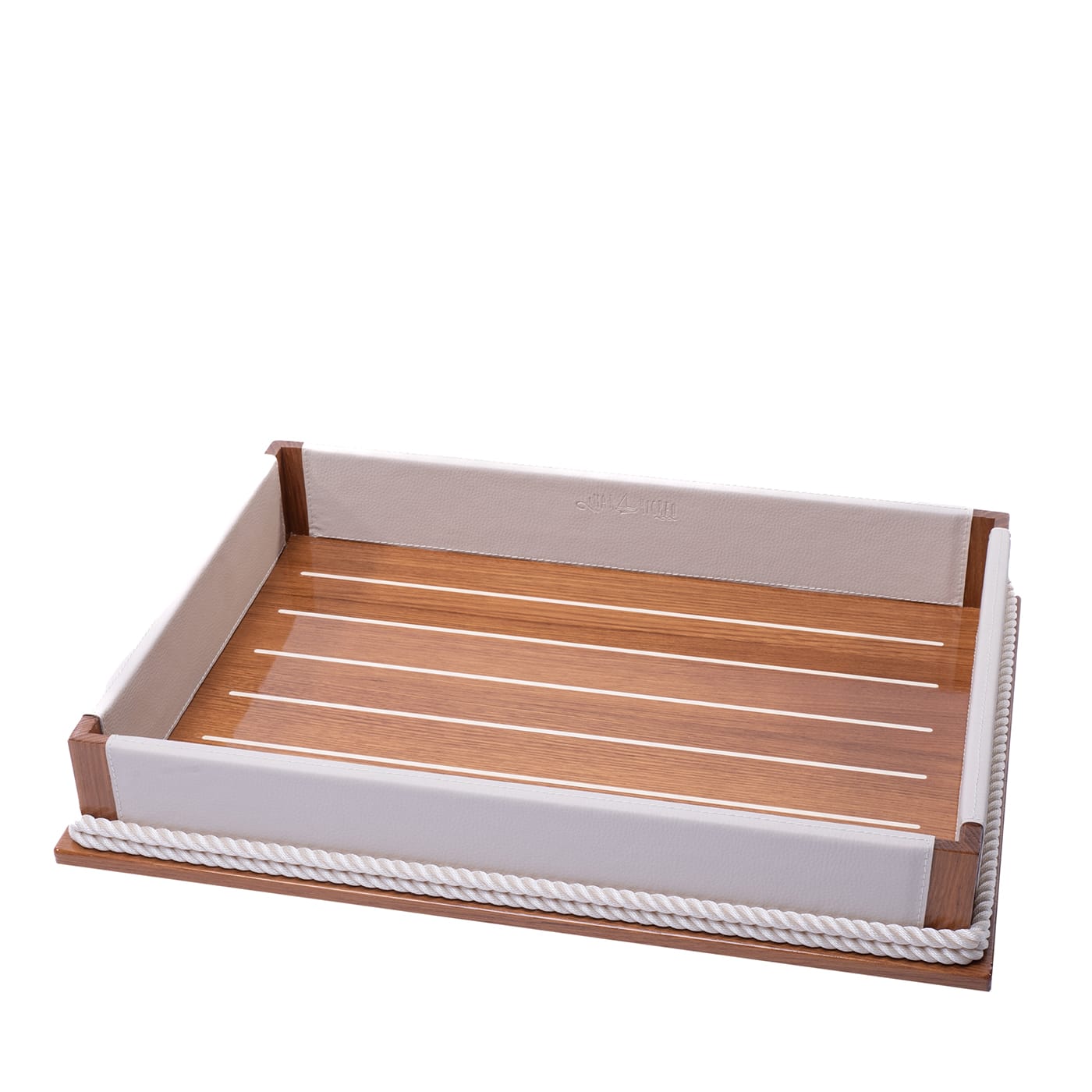 Vassoio XL rettangolare beige #1