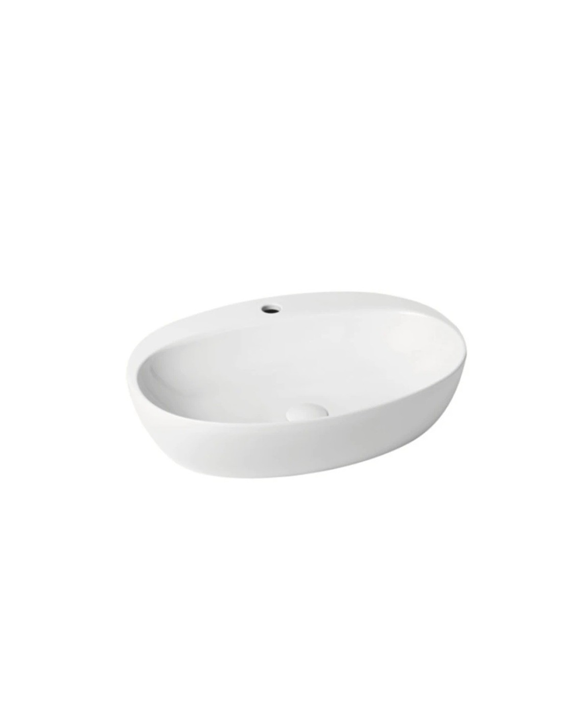 Lavabo collezione Elegance ovale con foro - ELLA060420CM