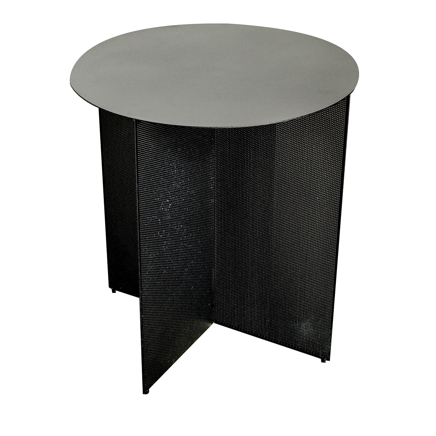 Sgabello Nero Rotondo Sezioni