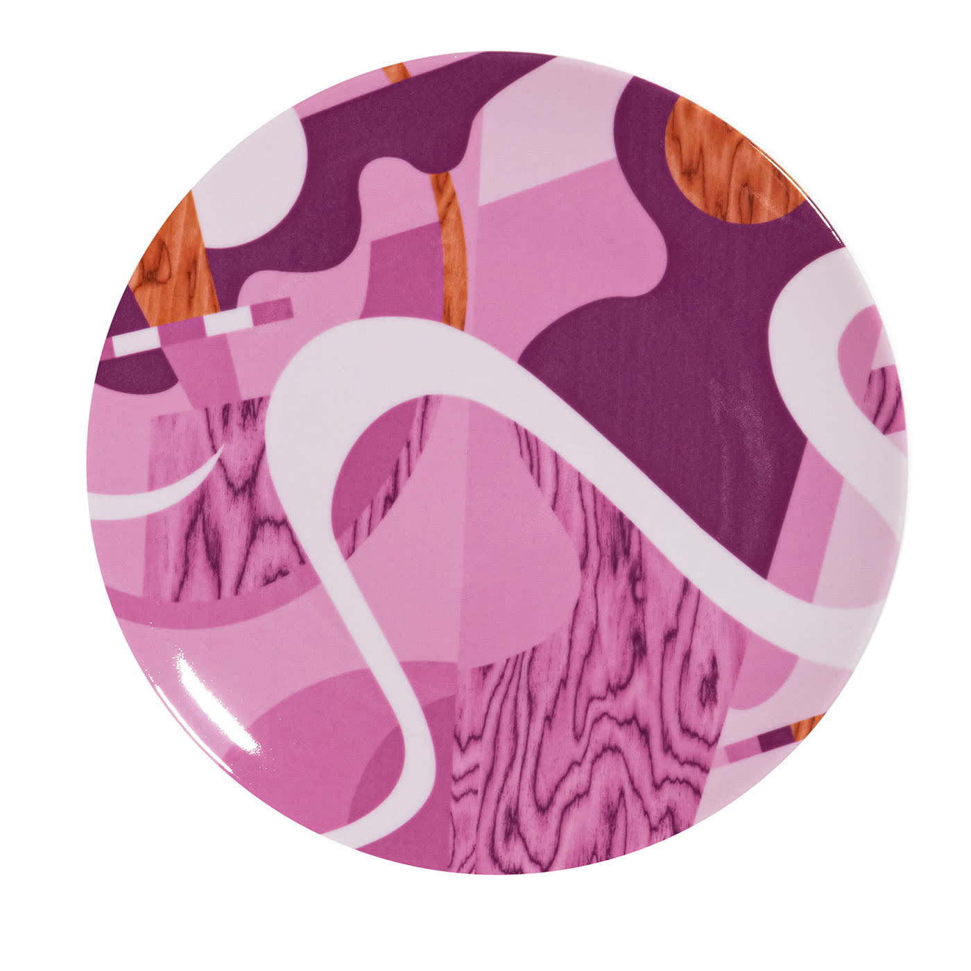 Alchimie Set di 2 piatti Dessert in porcellana con decoro astratto #5