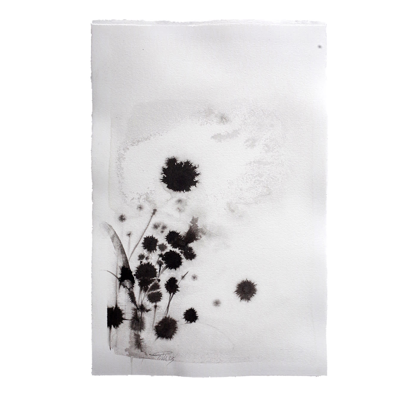 Fiori N.4 Pittura su carta