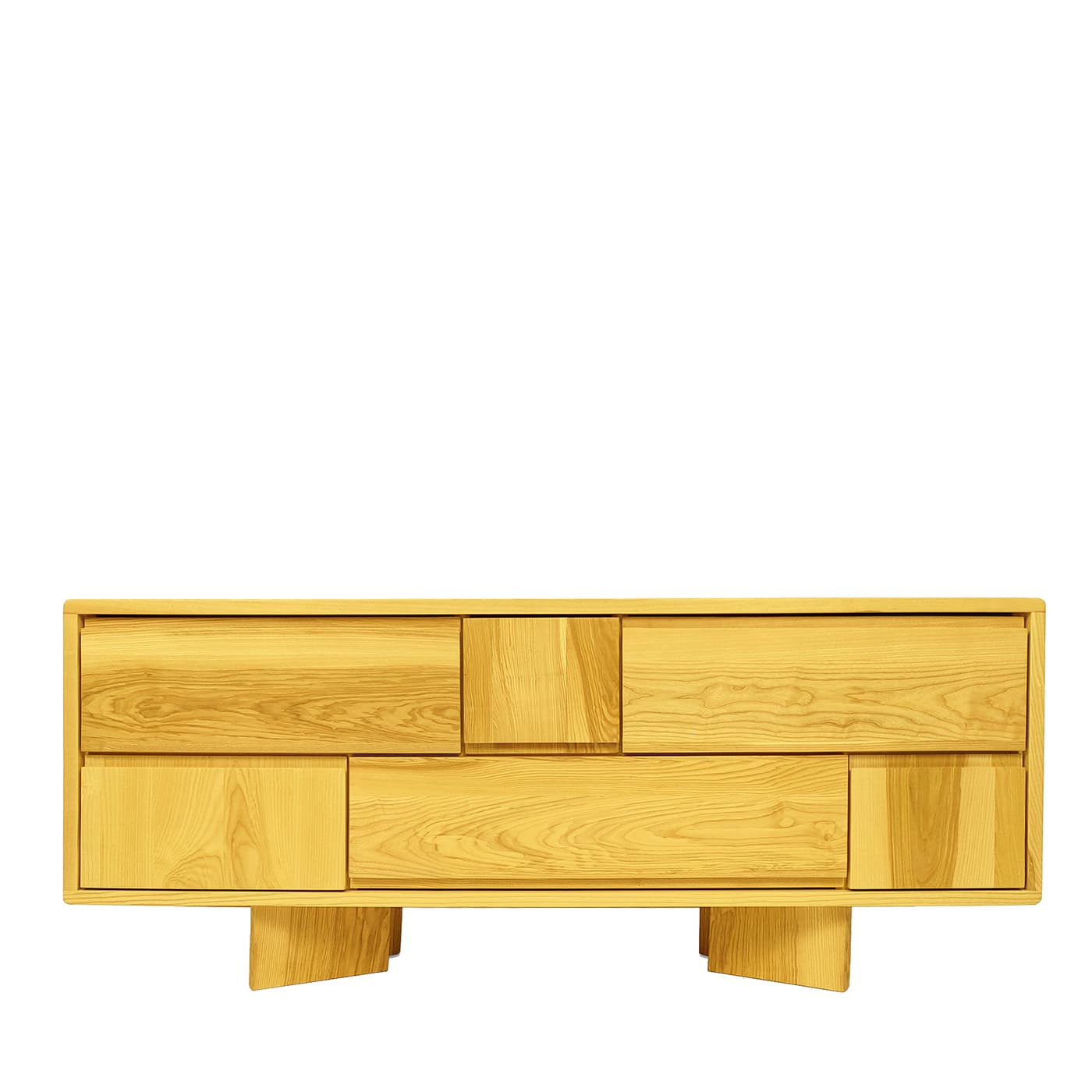 Credenza gialla Zhu di Eugenio Gambella