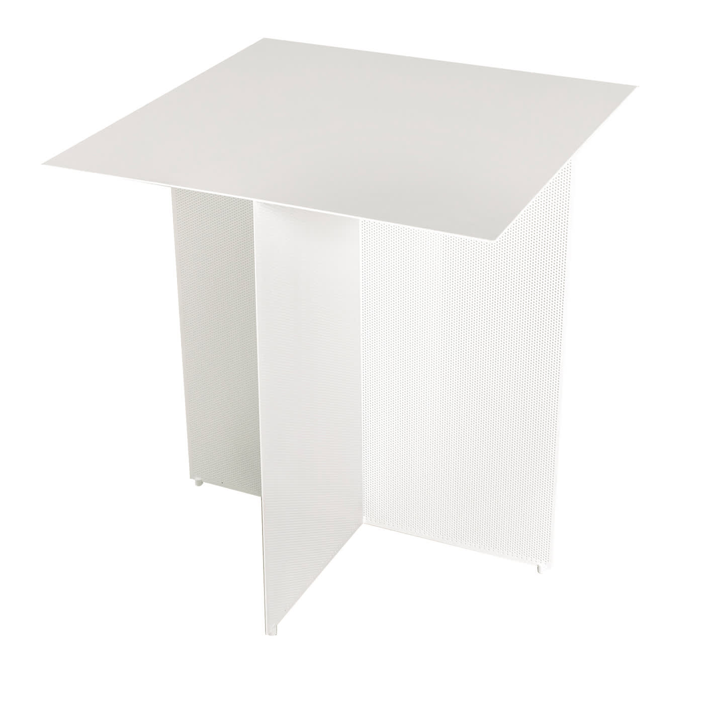 Sgabello Quadrato Bianco Sezioni