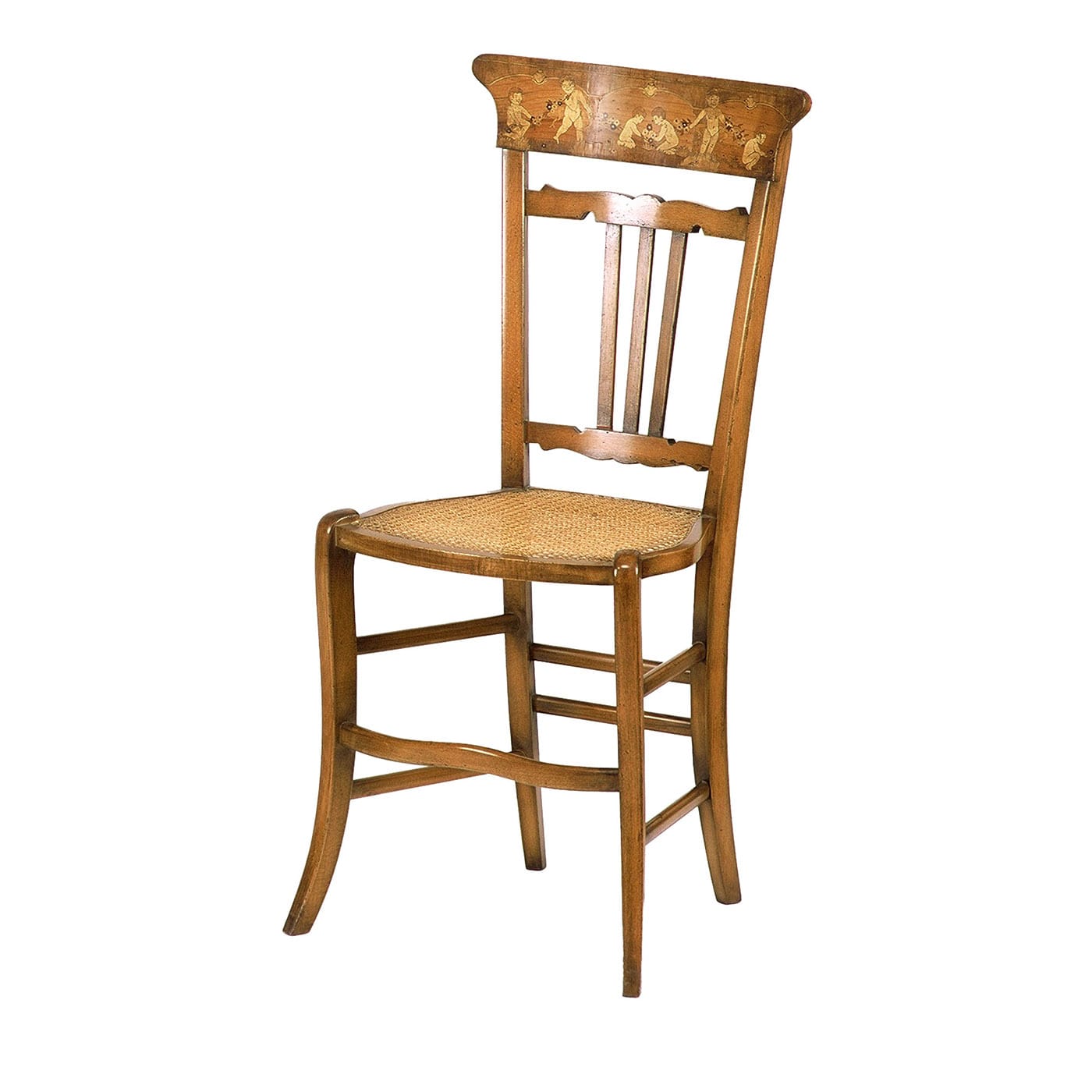 Sedia in paglia Liberty Vienna