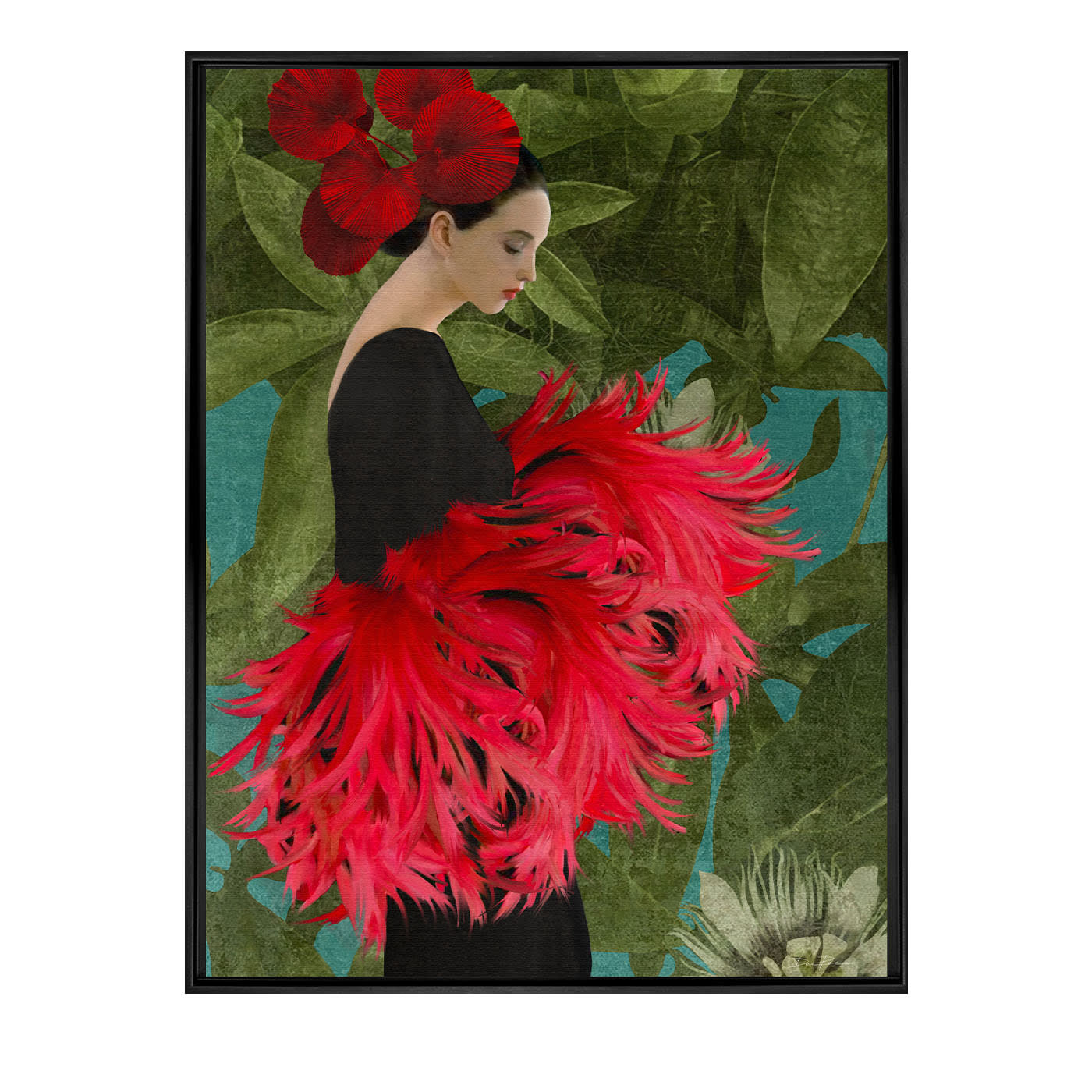 Lady Blossom Collection La Fille Espagnole Stampa