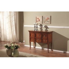 MOBILE CREDENZA COMO' 6 CASSETTI MASSELLO FINITURA BASSANO