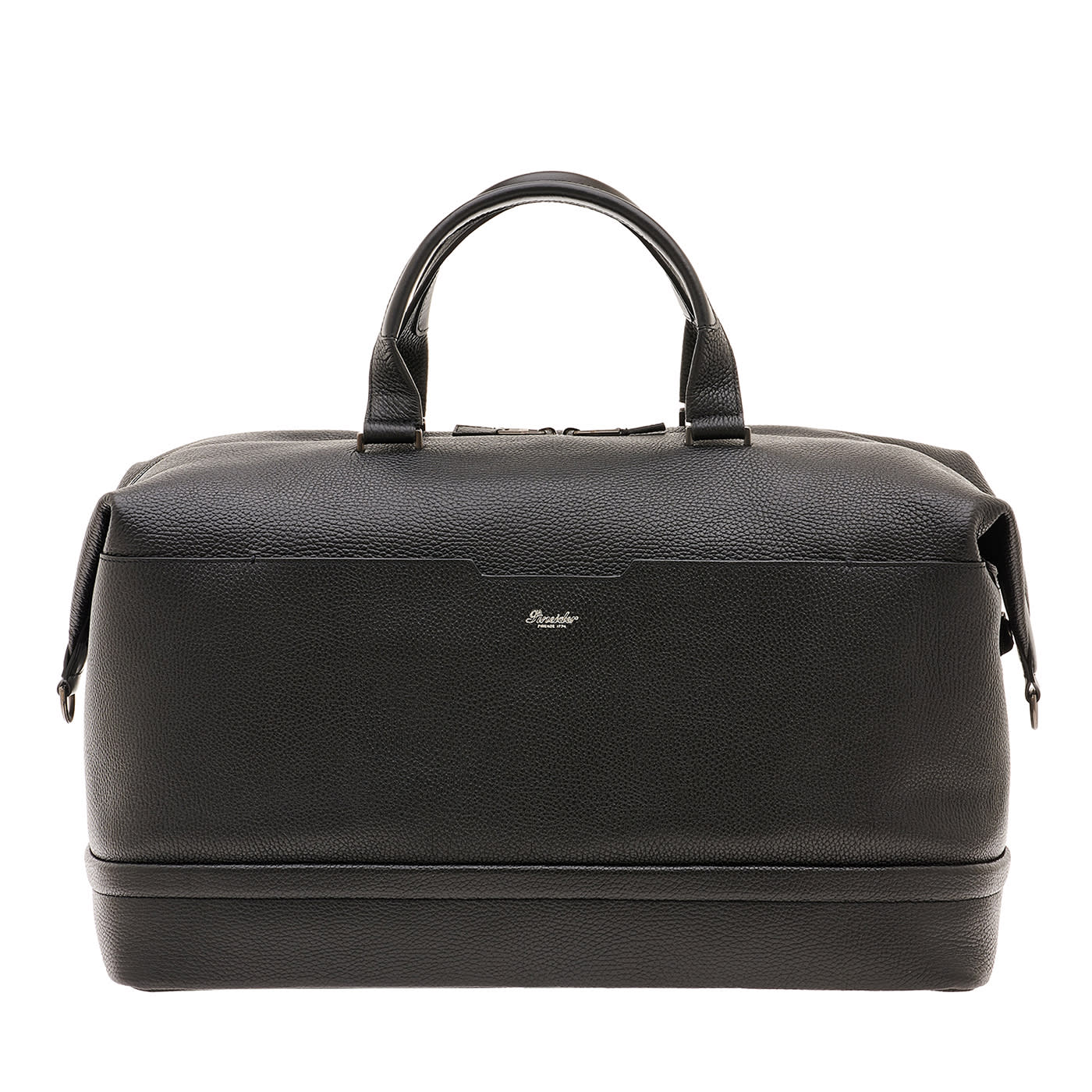 360 Borsone in pelle nera