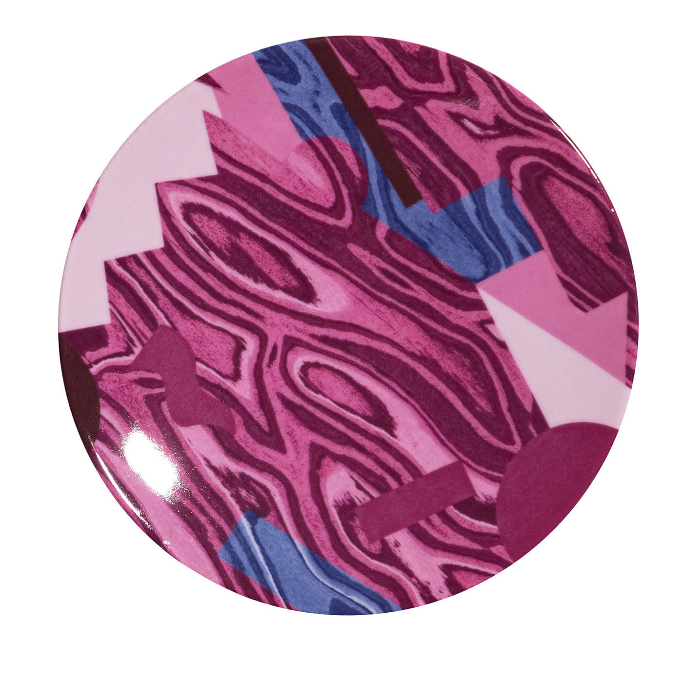 Alchimie Set di 2 piatti Pane in porcellana con decoro astratto #6