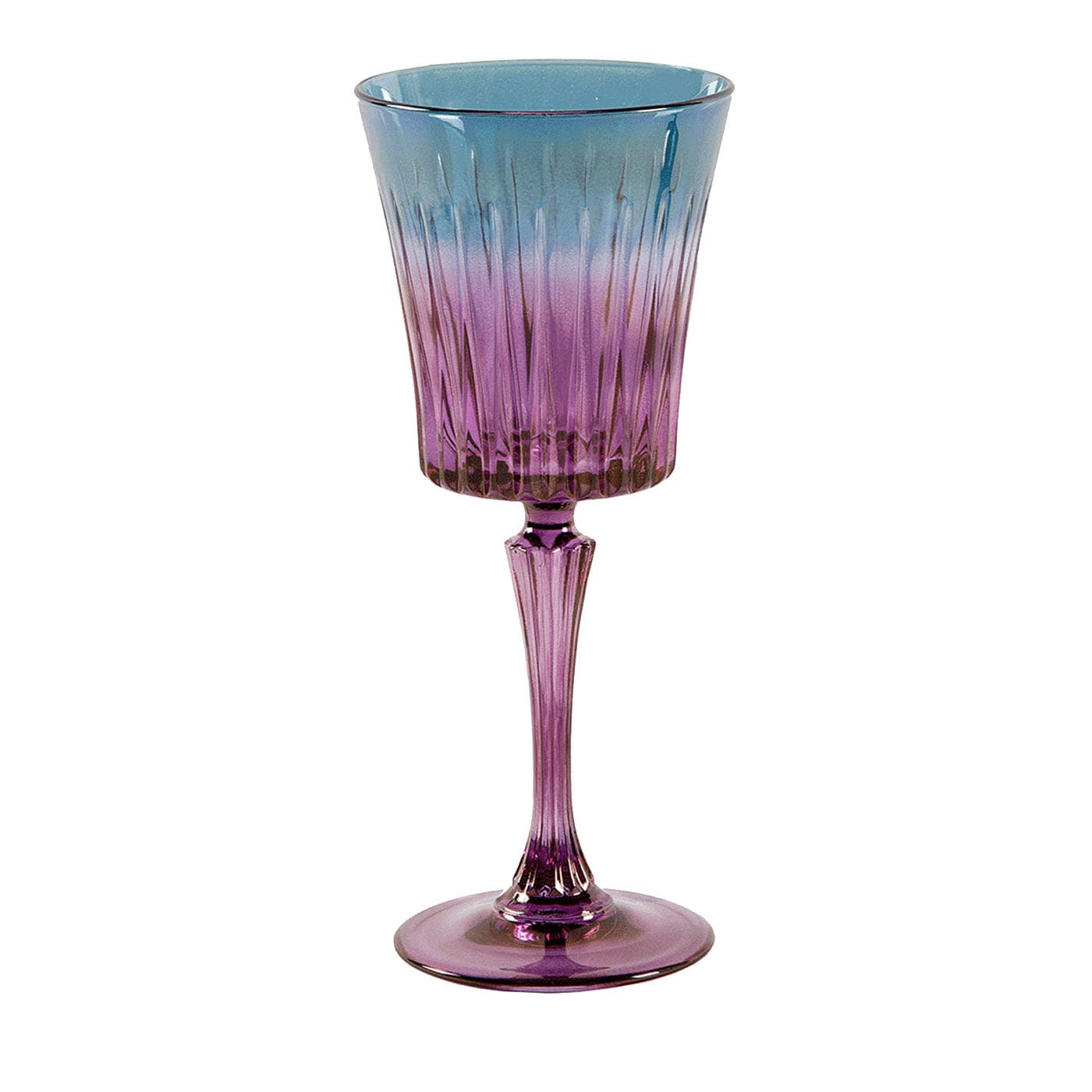 Domina Set di 2 bicchieri da acqua viola-blu