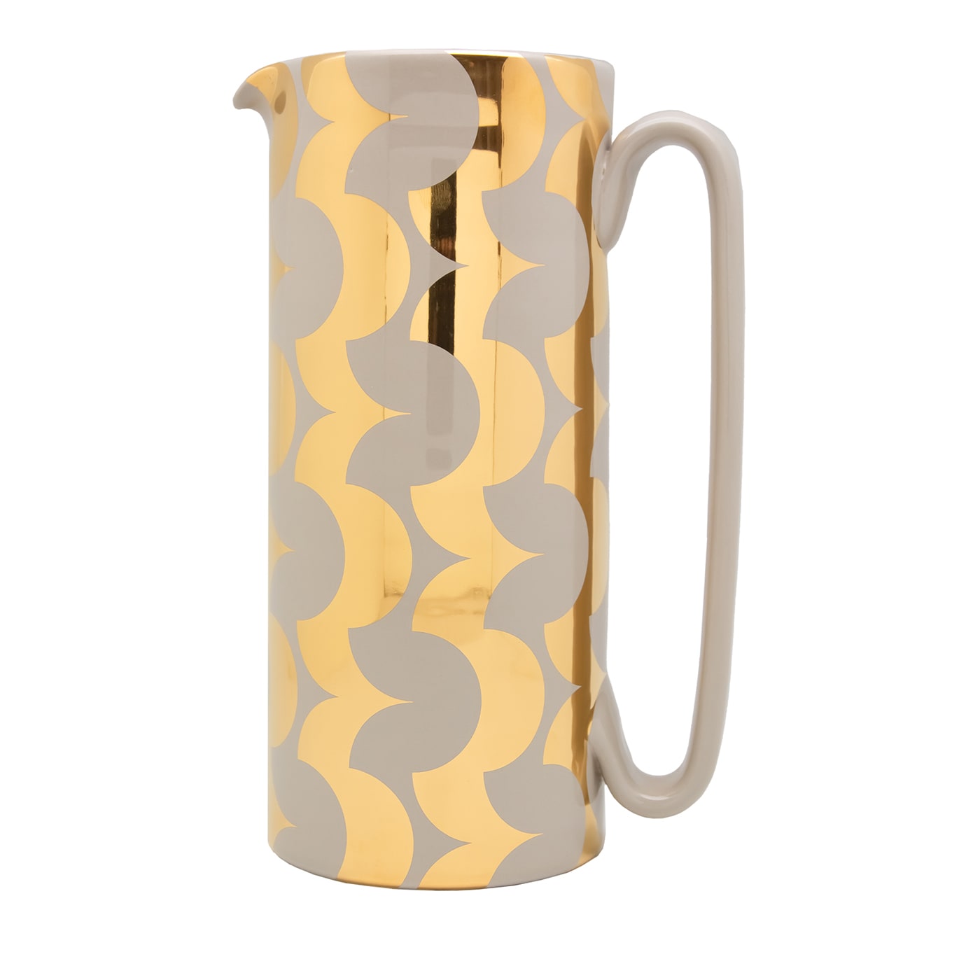 Caraffa Serlio Cicappa oro 24K e grigio