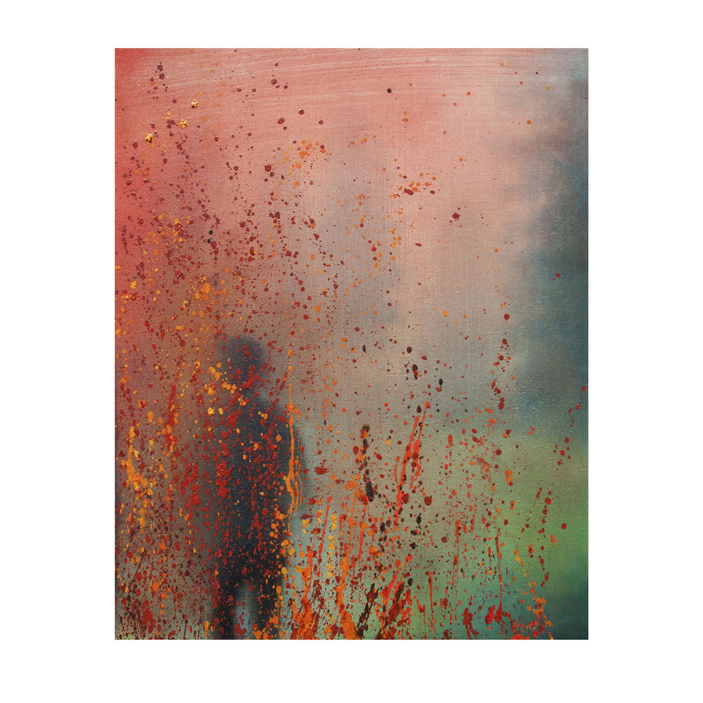 Acid Land Dipinto Olio su Tela