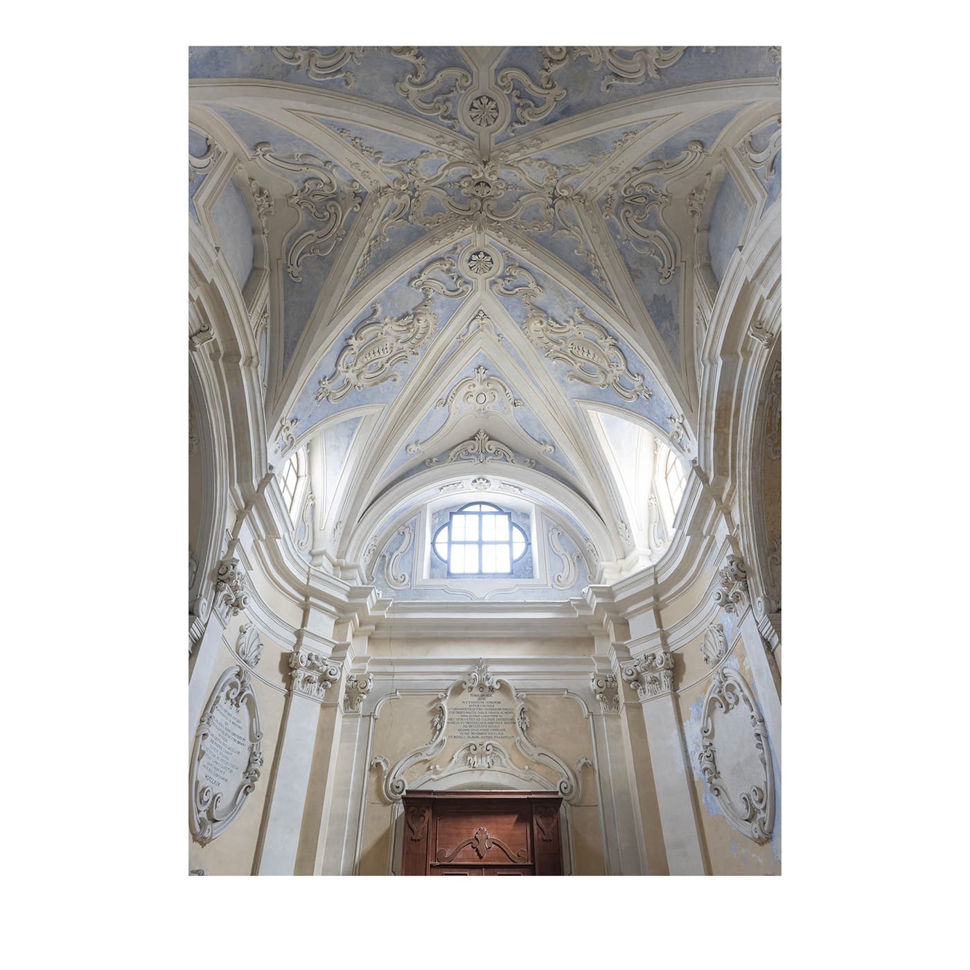 Soffitto a volta della chiesa di Santa Teresa Stampa fotografica