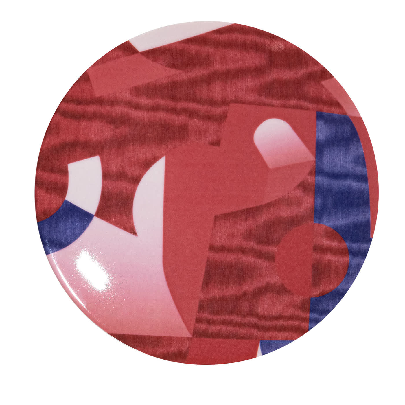 Alchimie Set di 2 piatti Pane in porcellana con decoro astratto #3