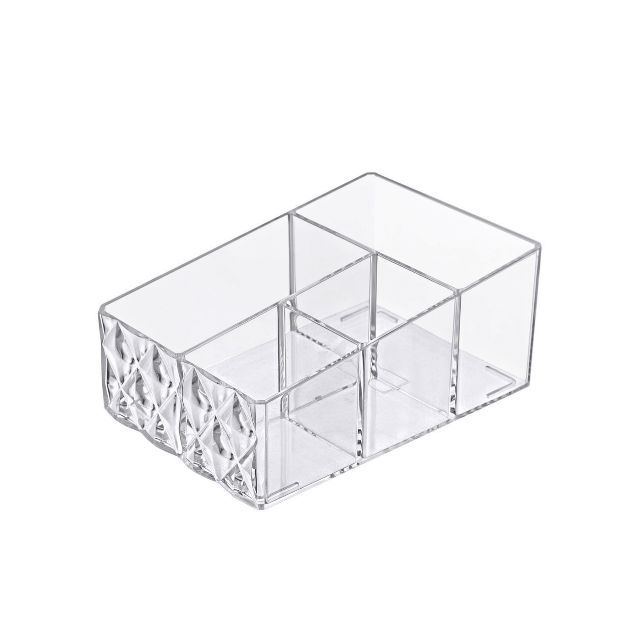 Organizer Porta Cosmetici Con 4 Scomparti Feridras "Smack" Trasparente