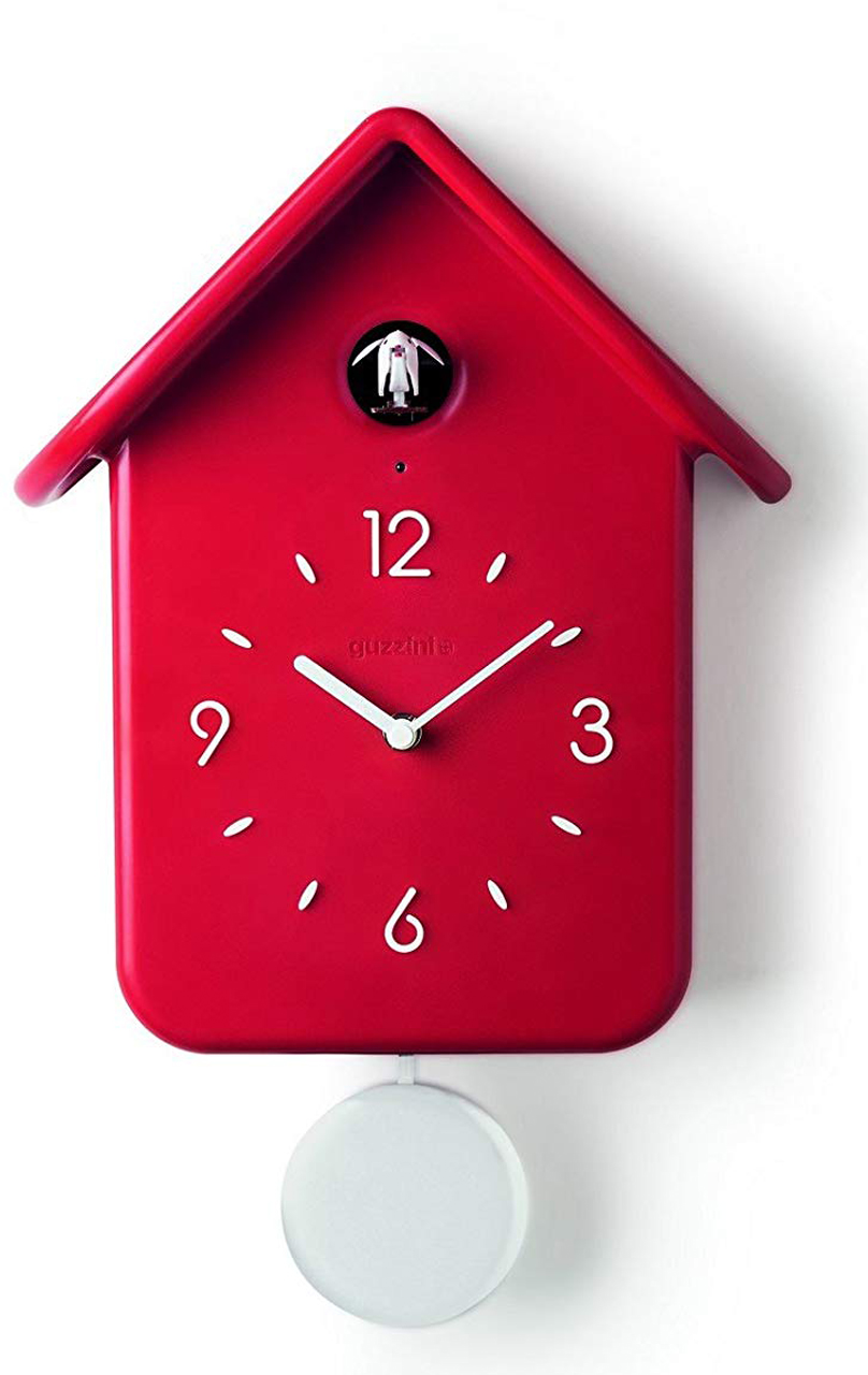 Orologio a Cucù con pendolo QQ Rosso