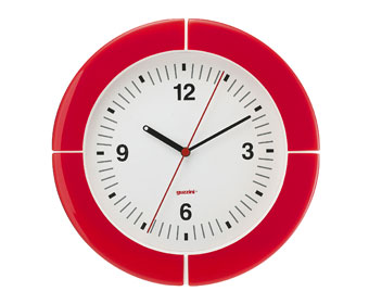 Orologio I Clock Rosso
