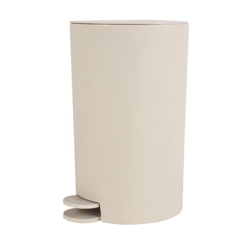 Pattumiera bagno 3 Lt beige con apertura a pedale Orbix