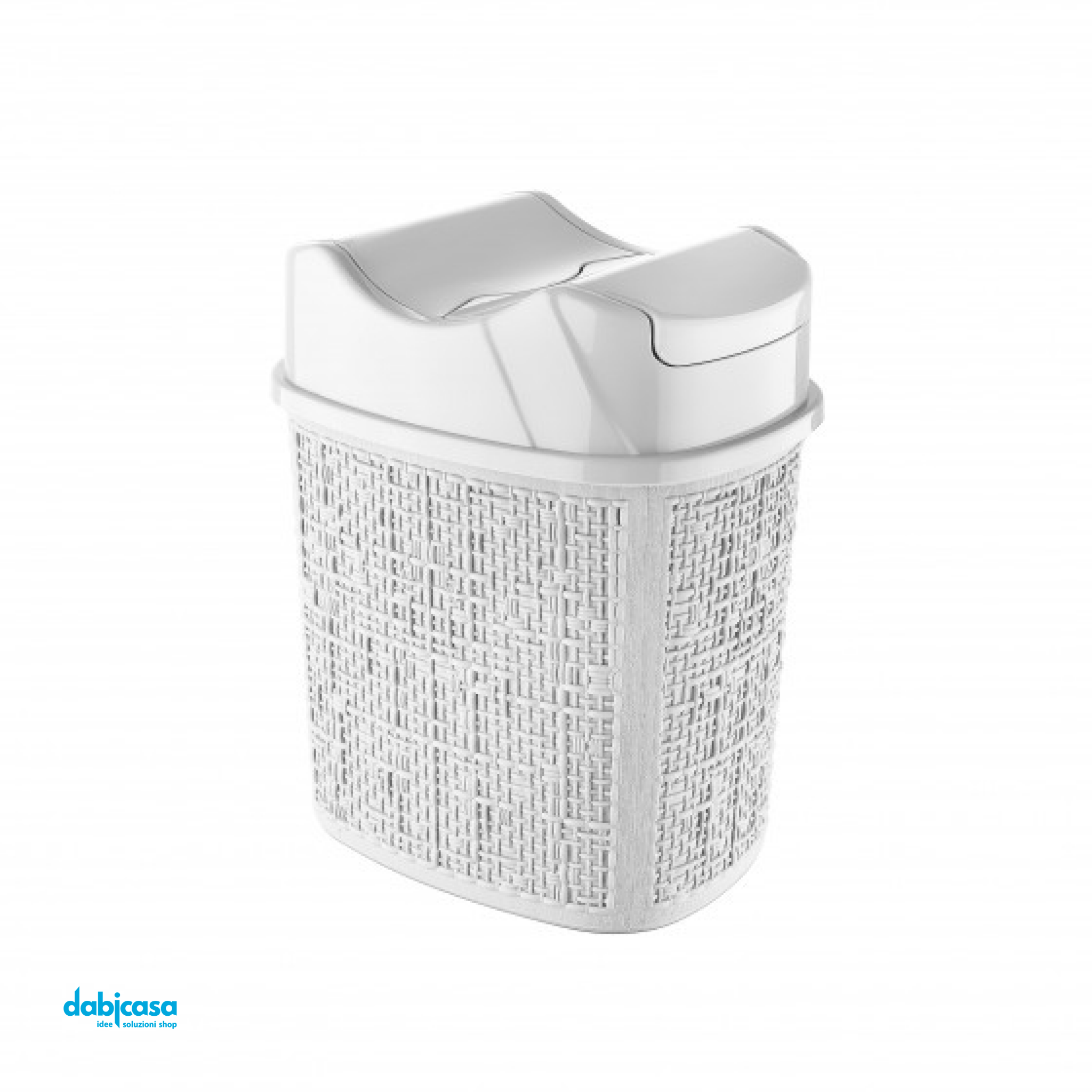 Pattumiera "Canvas" In Plastica Da 5,5 Lt