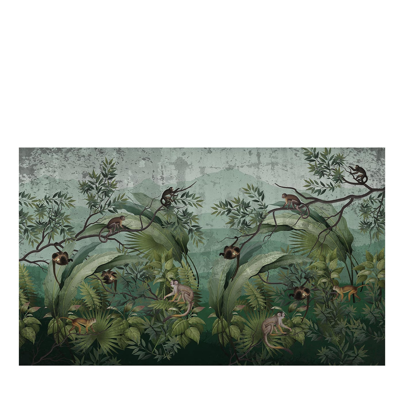 All'interno della giungla carta da parati