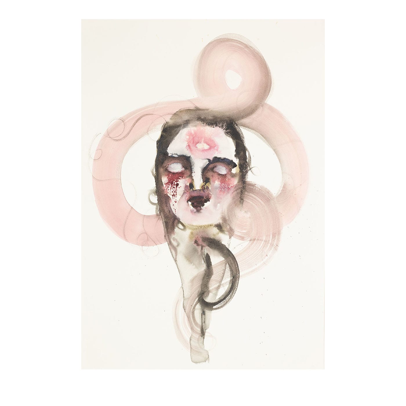 Ancient and Very Dangerous Ghost Acquerello e Guache su Carta