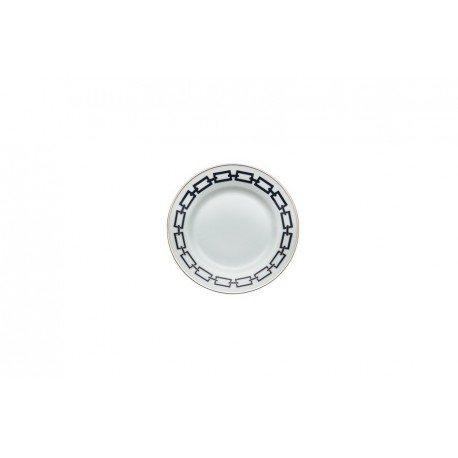 Piatto dessert Ginori 1735 Impero Catene Zaffiro cm 22